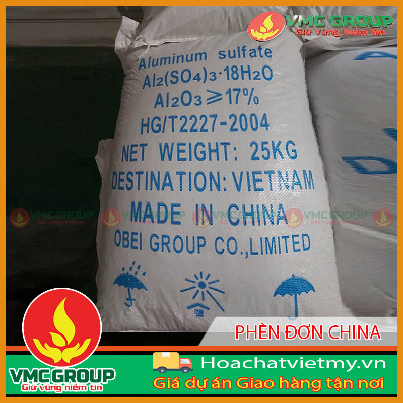 Phèn nhôm được sử dụng rộng rãi trong quá trình làm trong nước bể bơi