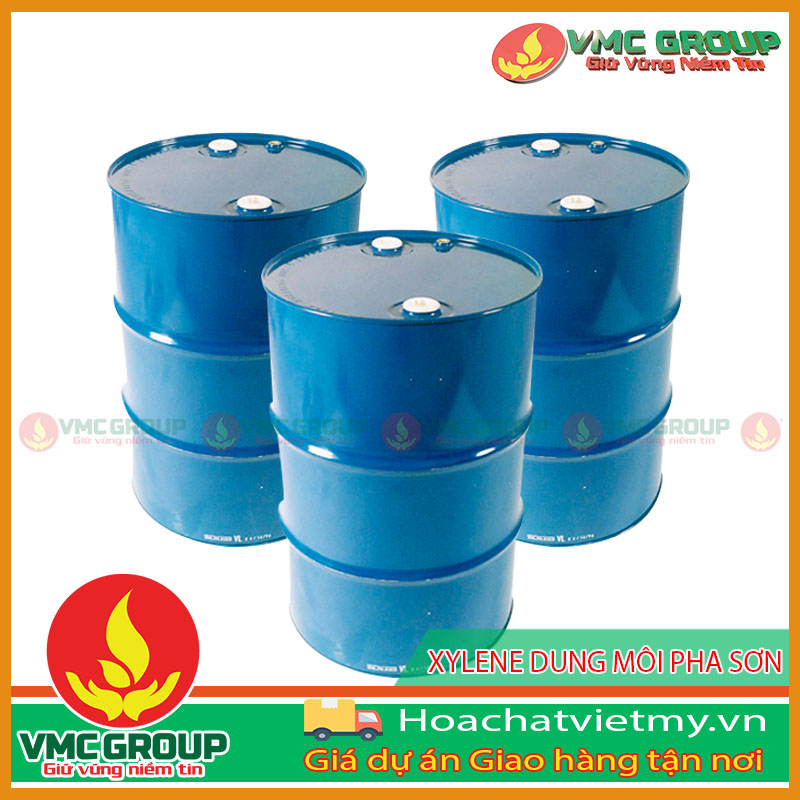 Bảo quản xylene trong thùng có nắp kín