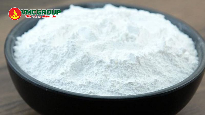 Bột Talc có dạng bột mịn màu trắng