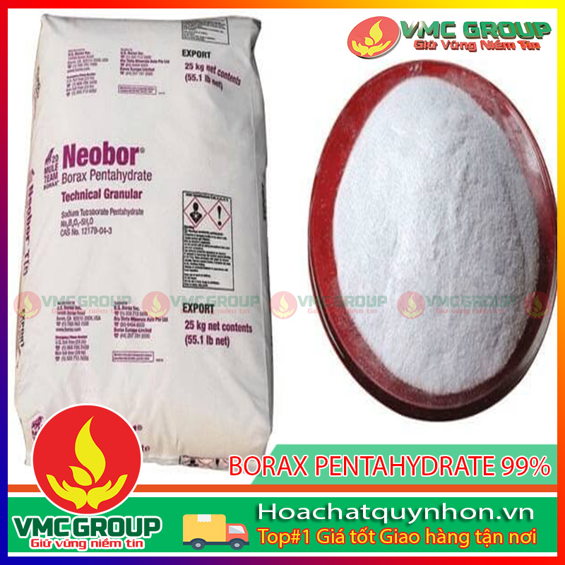 Neobor Borax là chất rắn kết tinh màu trắng
