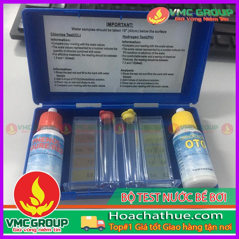 Bộ test nước bể bơi Việt Mỹ