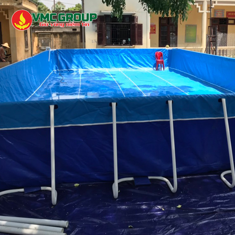Cấu tạo chủ yếu của bể bơi bằng bạt