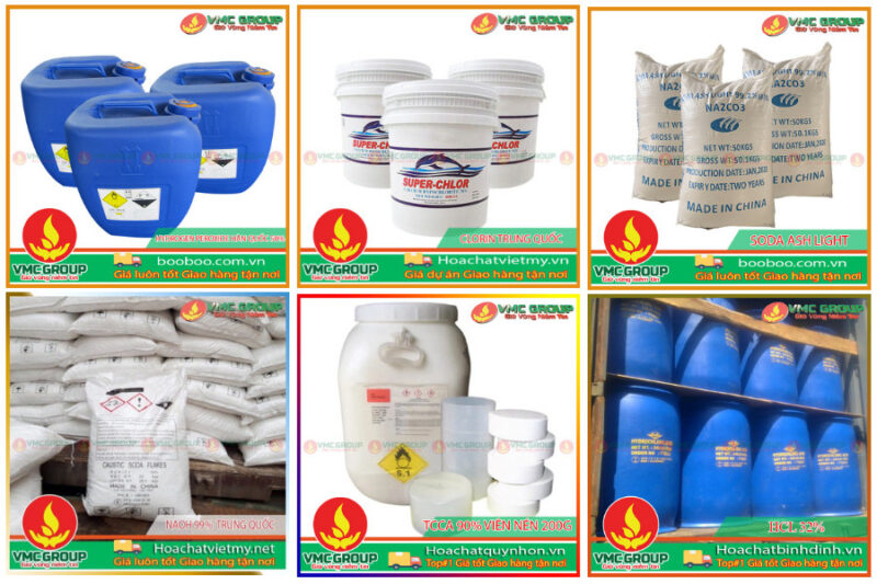 Việt Mỹ - đơn vị cung cấp hóa chất bể bơi tại Đà Nẵng uy tín