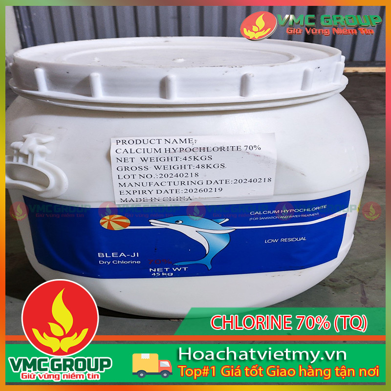 Mua hóa chất clo khử trùng cho bể bơi tại Việt Mỹ chất lượng cao