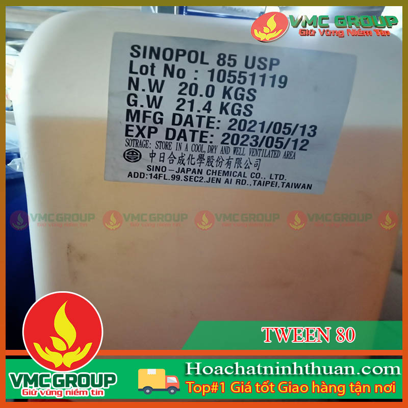 Mua Polysorbate 80 tại Việt Mỹ chất lượng cao