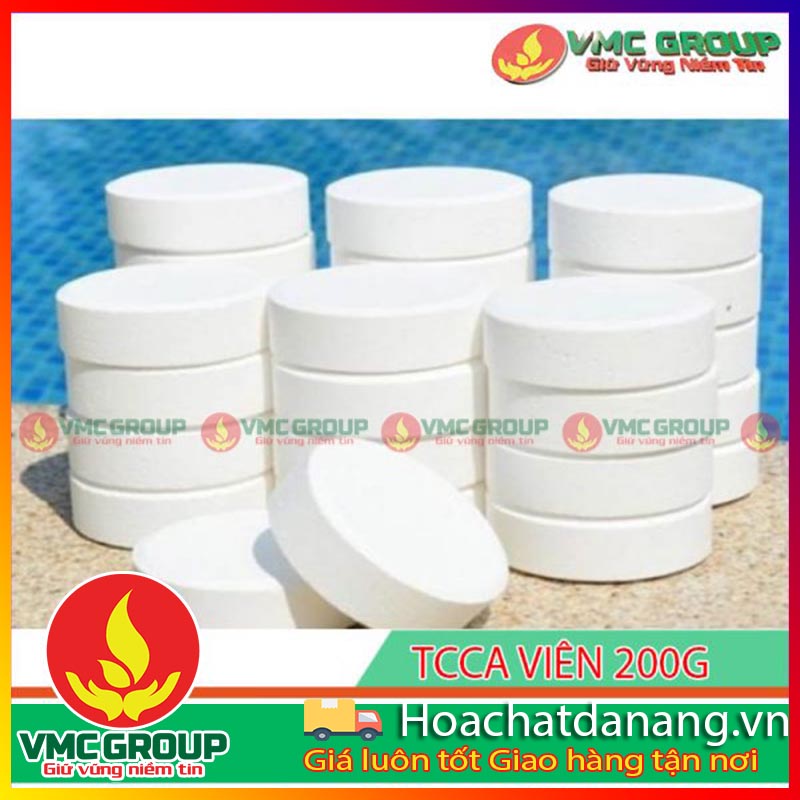 TCCA viên được sử dụng phổ biến trong khử trùng nước