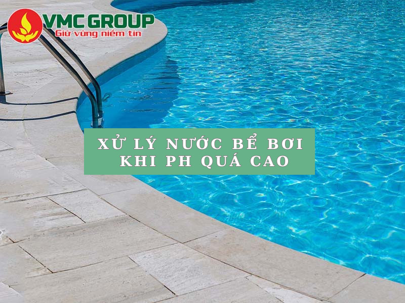Xử lý nước bể bơi khi pH quá cao