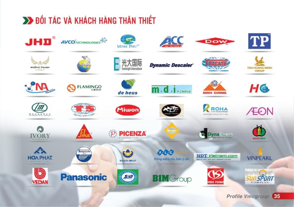 các đối tác thân thiết của VMC