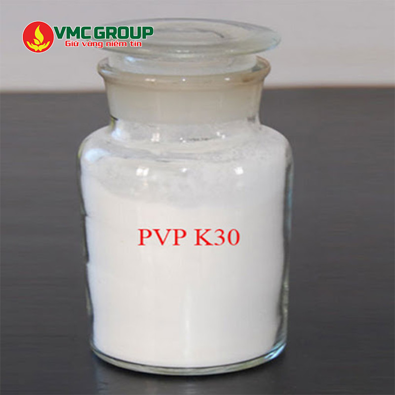 PVP K30 có dạng bột màu trắng