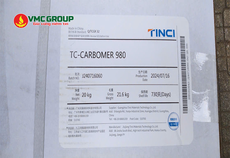 Mua Carbomer 980 tại Việt  Mỹ chất lượng cao