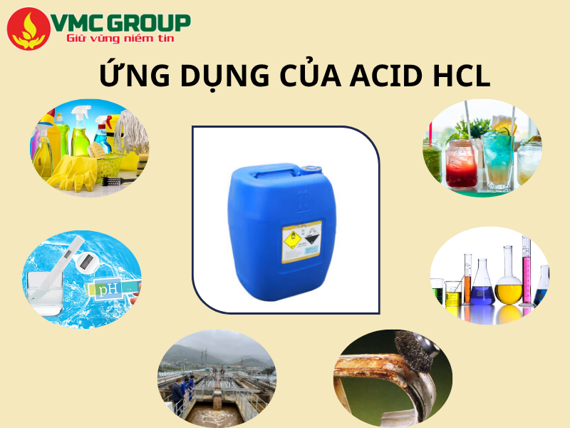 Ứng dụng của Acid HCl trong xử lý nước và công nghiệp