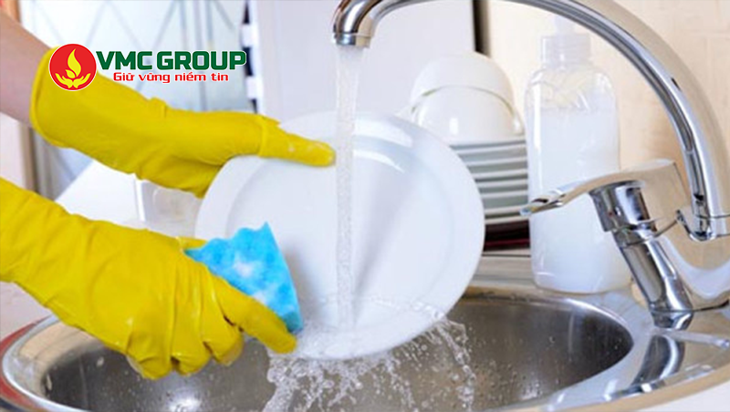 CDE được dùng trong sản xuất nước rửa chén